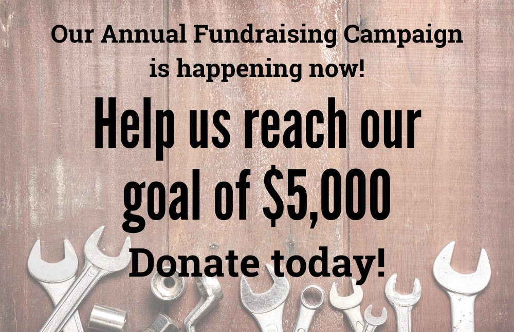 Annual Fundraising Campaign. Help us reach our goal of $5,000. Donate today!